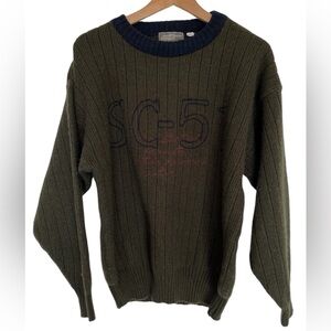 Vintage rare SC-51 Ice-Station Arctic laboratory sweater sz 2(fit large for men)